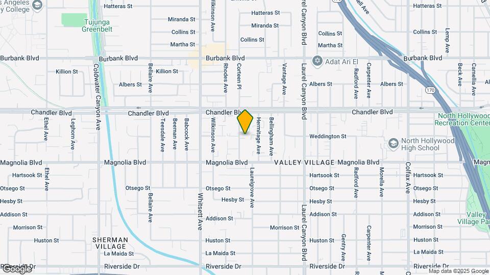5260 Corteen Pl Map and Location Details