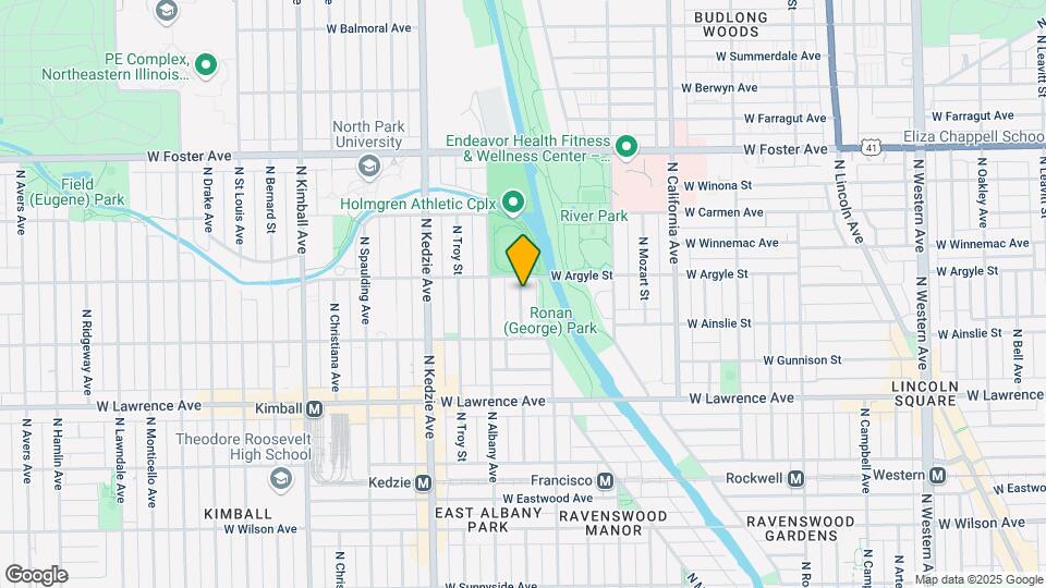 4957 N Whipple St Map and Location Details