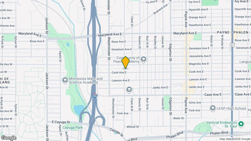 1060 Arkwright St N Map and Location Details