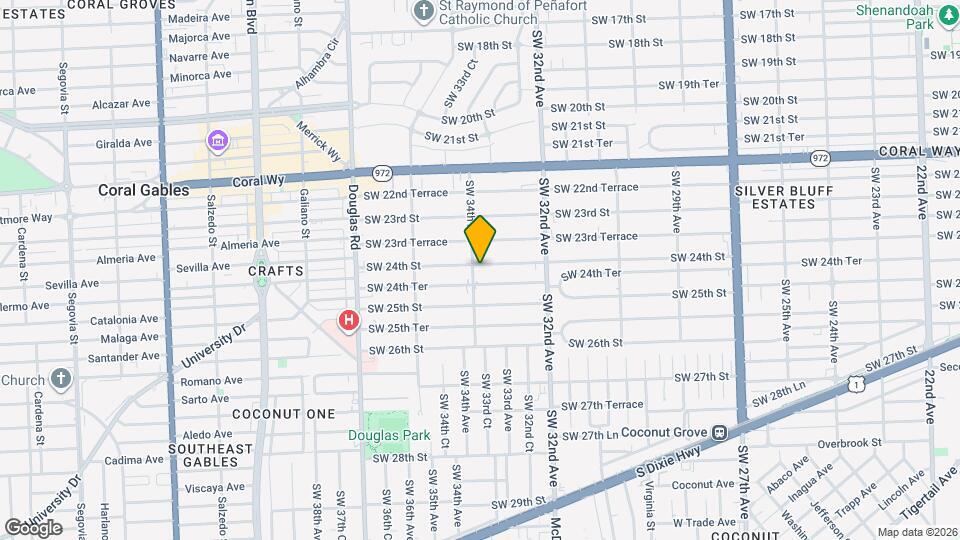 3372 SW 24th St Map and Location Details