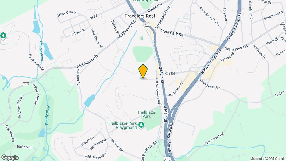 405 Old Buncombe Rd Map and Location Details