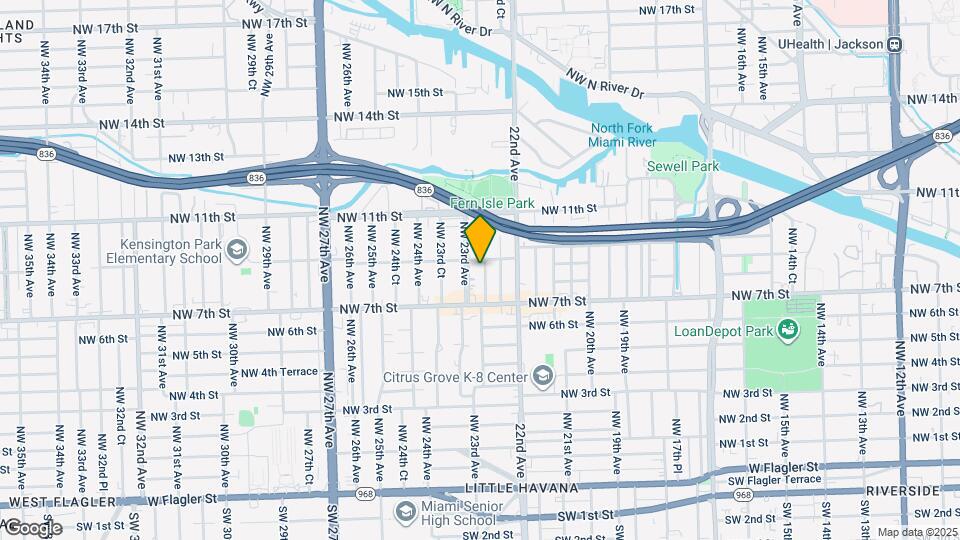 812 NW 22nd Pl Map and Location Details