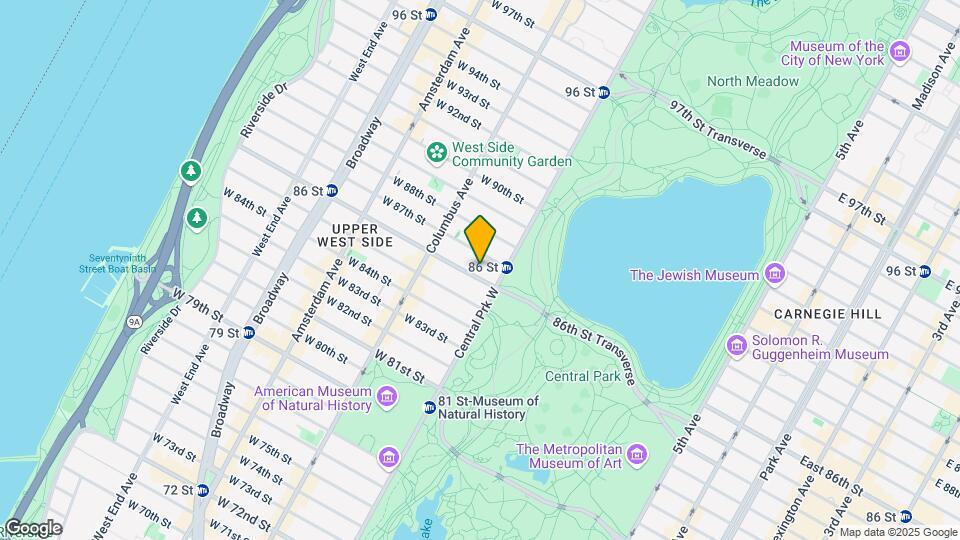 27 W 86th St-Unit -5D Map and Location Details