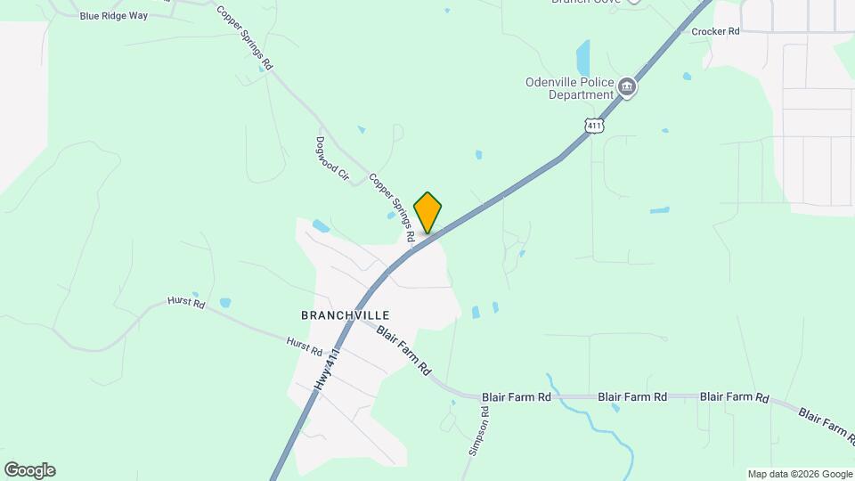 11735 Hwy 411 Map and Location Details