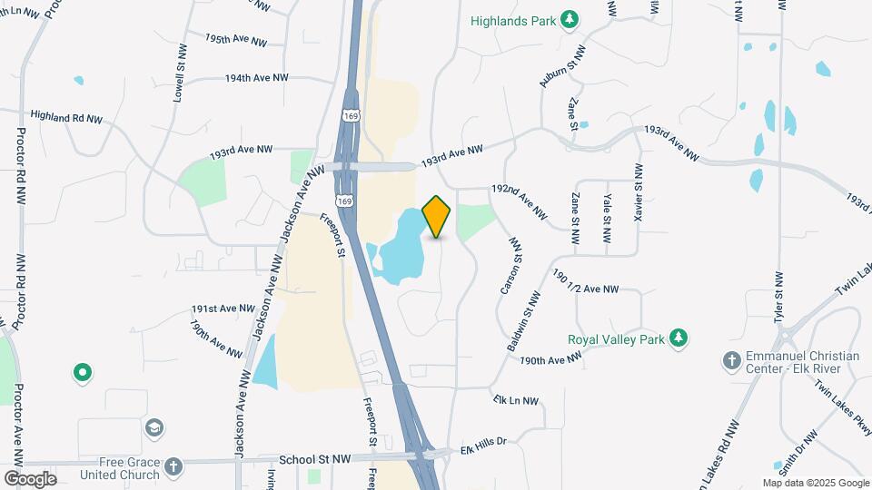 19158 Evans Cir Map and Location Details