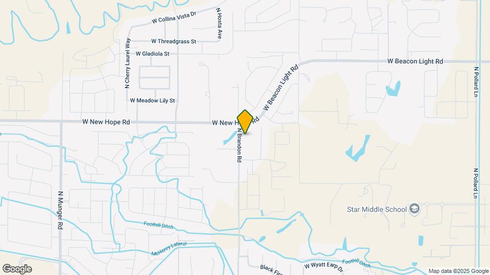 2700 N Brandon Rd Map and Location Details