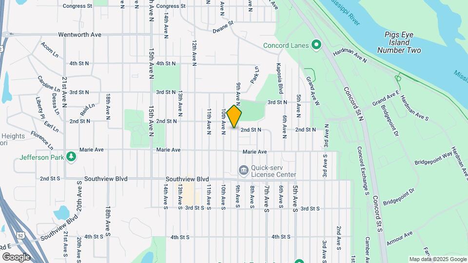 141 9th Ave N Map and Location Details