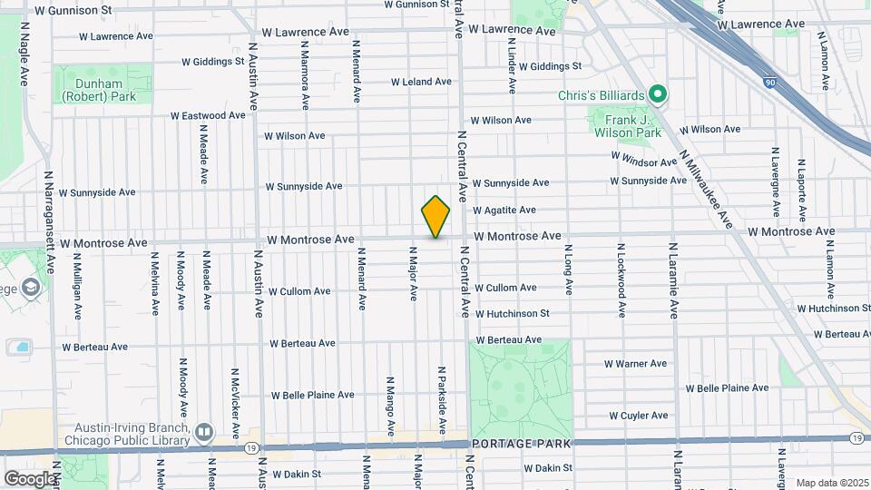 5635 W Montrose Ave Map and Location Details