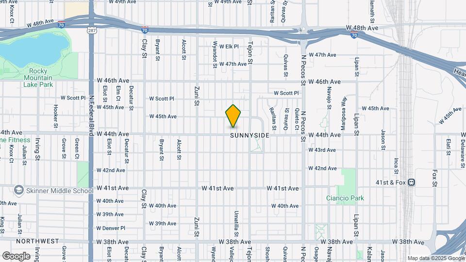 4409 Umatilla St Map and Location Details