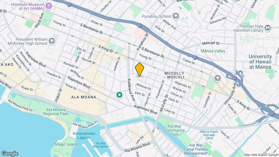 831 Kuikahi St-Unit -UNIT #C Map and Location Details