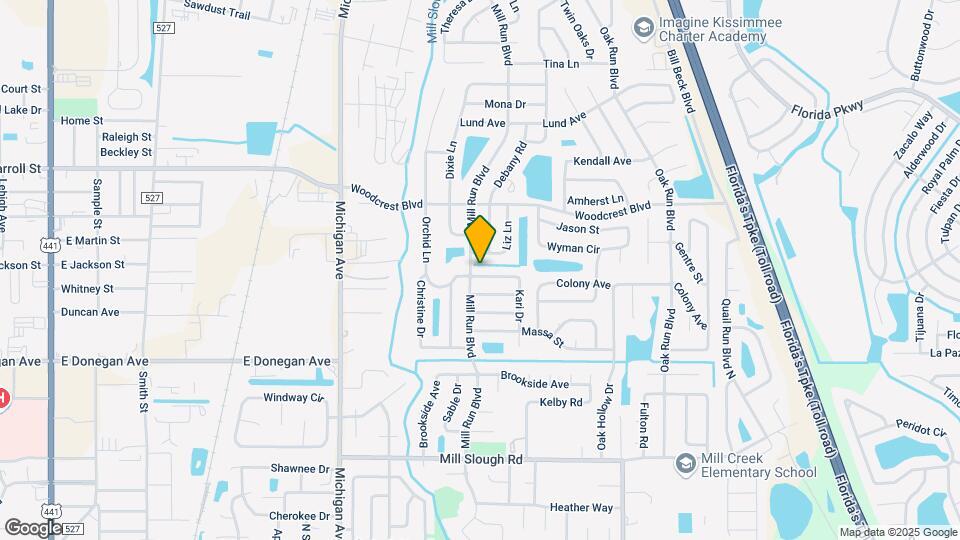 1425 Orchid Ln Map and Location Details