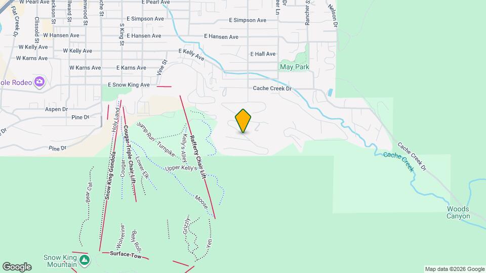 875 Snow King Dr, Unit SI ID1601859P Map and Location Details