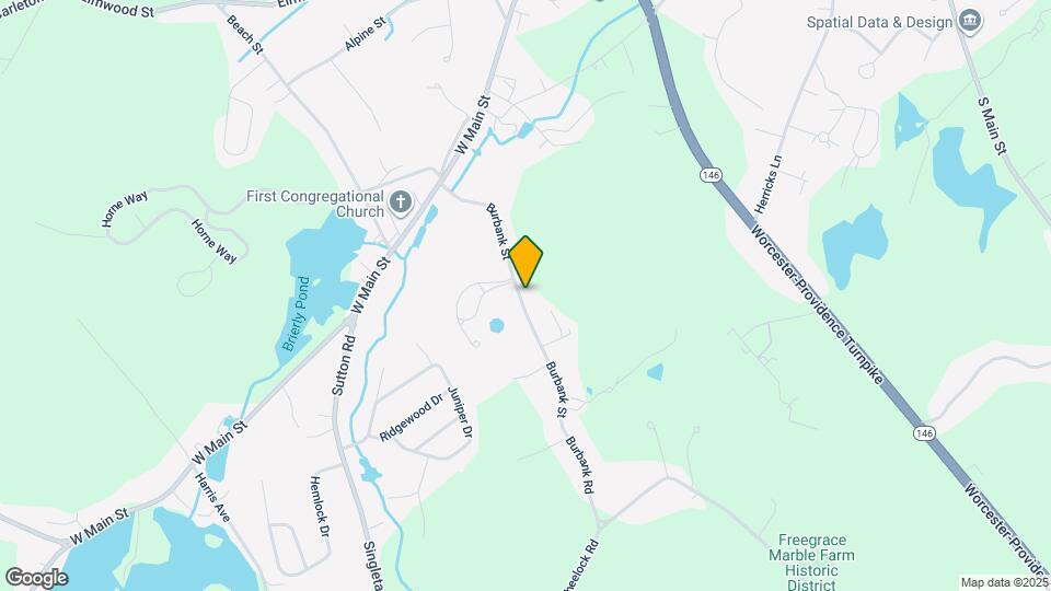 45 Burbank St Map and Location Details