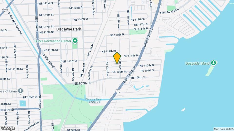 1281 NE 110th St Map and Location Details