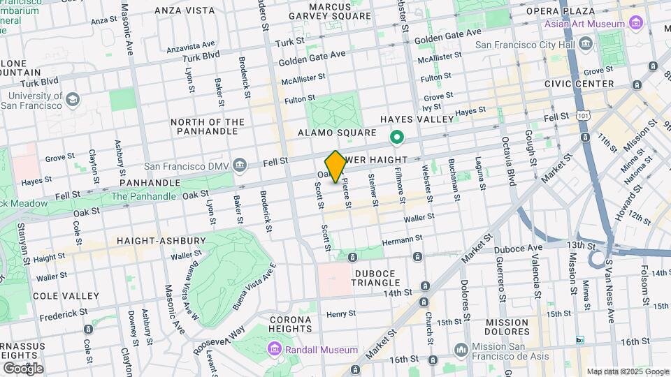 832-836 Page St Mapa y Detalles de la Ubicación