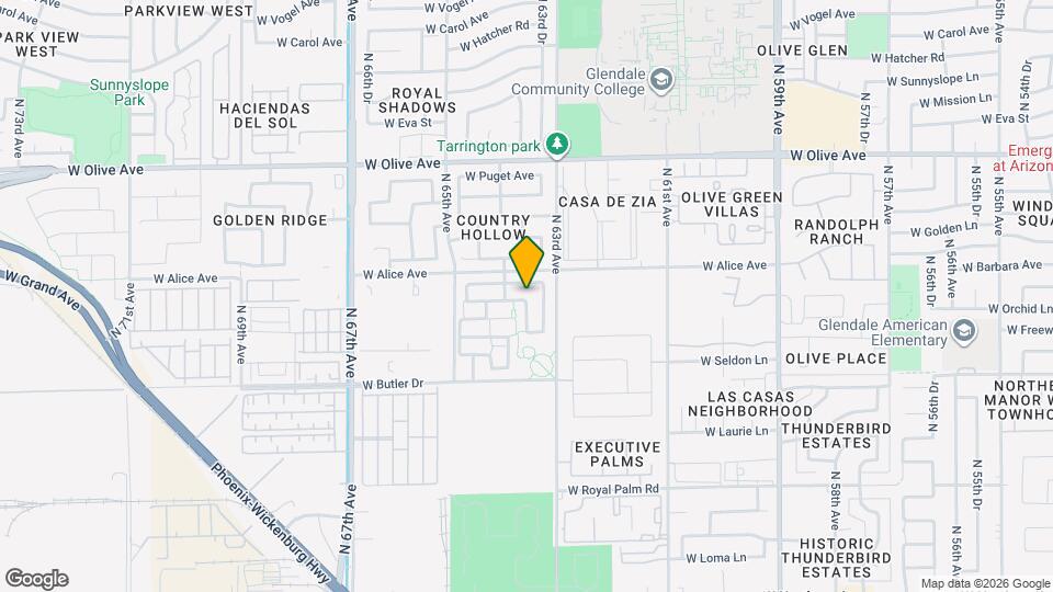 6376 W Ruth Ave Mapa y Detalles de la Ubicación