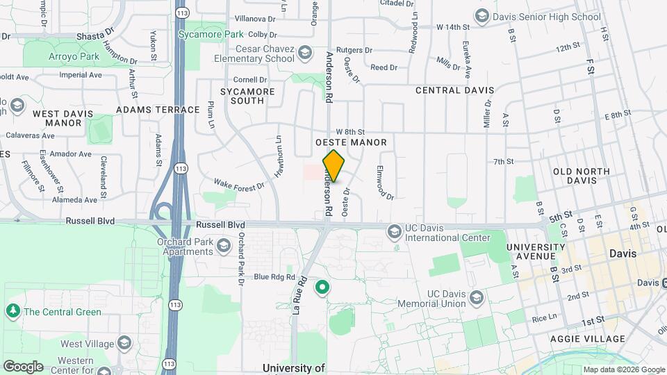 610 Anderson Rd Map and Location Details