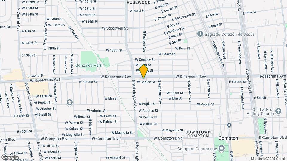 711 W Spruce St Mapa y Detalles de la Ubicación