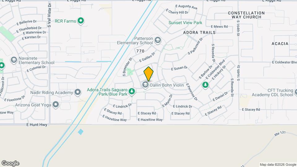 2220 E Flintlock Dr Map and Location Details