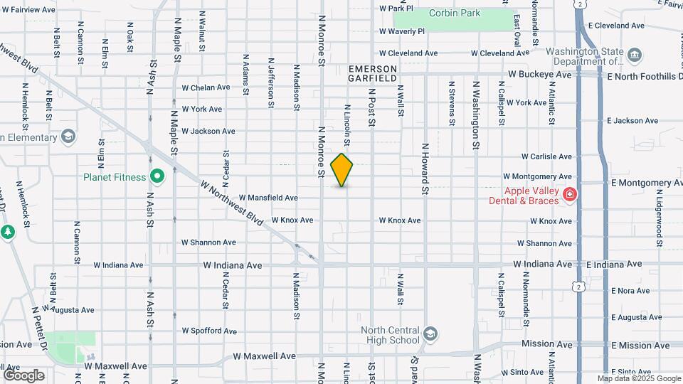 902 W Mansfield Ave Map and Location Details