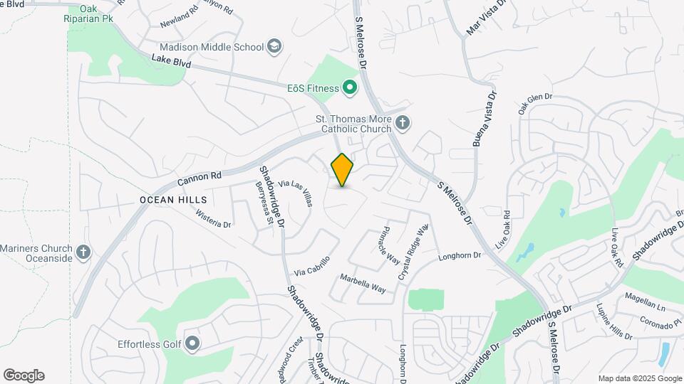 3678 Via Bernardo Map and Location Details