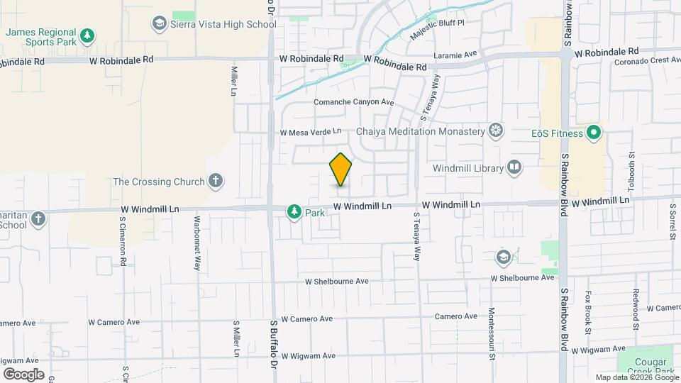 8066 Sunset Creek St Map and Location Details