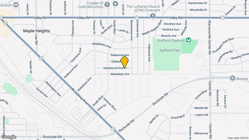 18400 Hazelwood Ave Map and Location Details