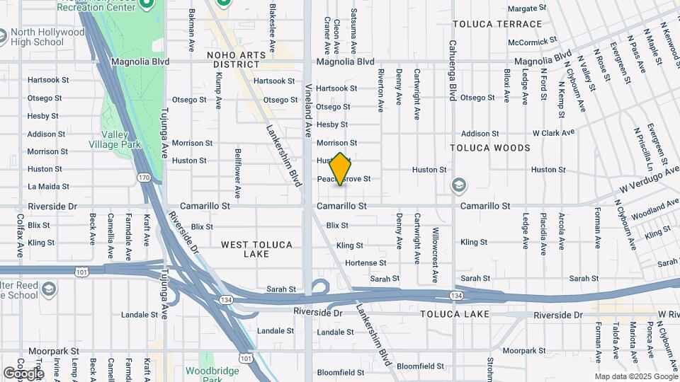 4823 Cleon Ave, Unit A Map and Location Details
