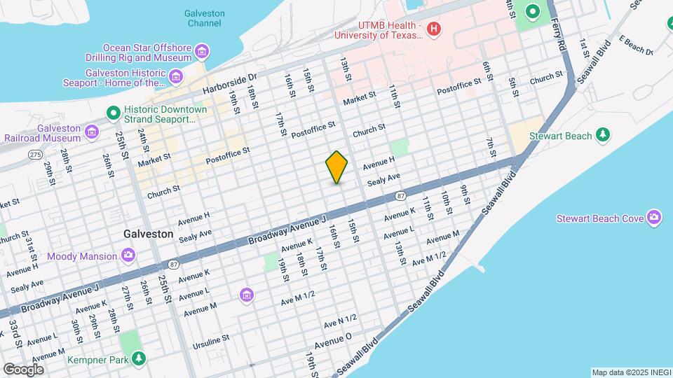 1506 Sealy St, Unit 2 Map and Location Details