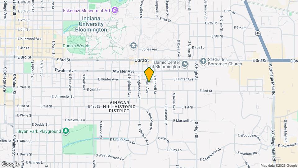 509 S Swain Ave Map and Location Details