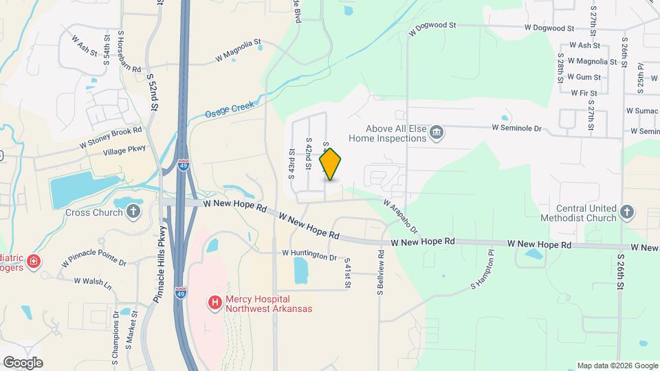 1733 S 41st St Map and Location Details