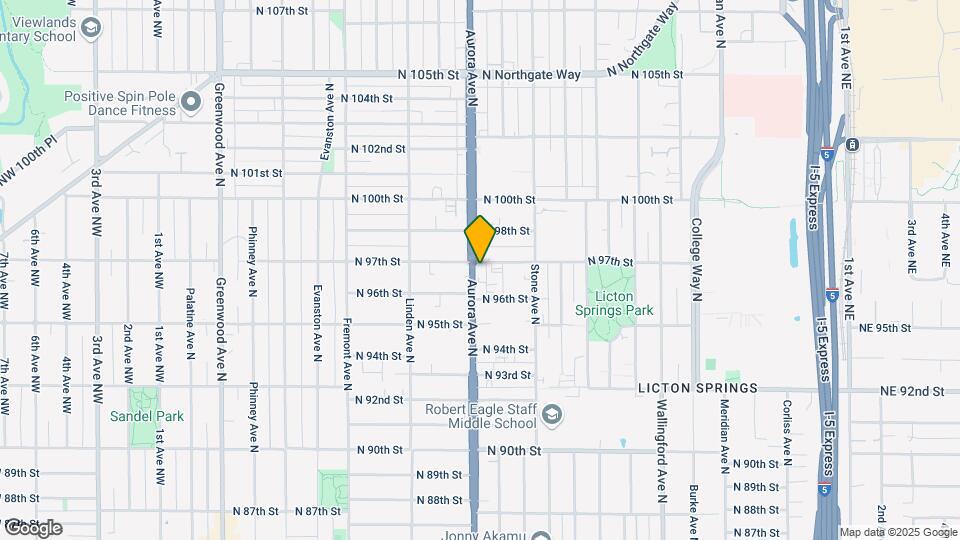 9632 Aurora Ave N Map and Location Details