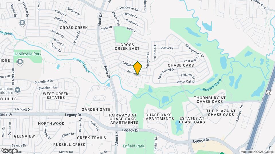 7321 Augusta Cir Map and Location Details