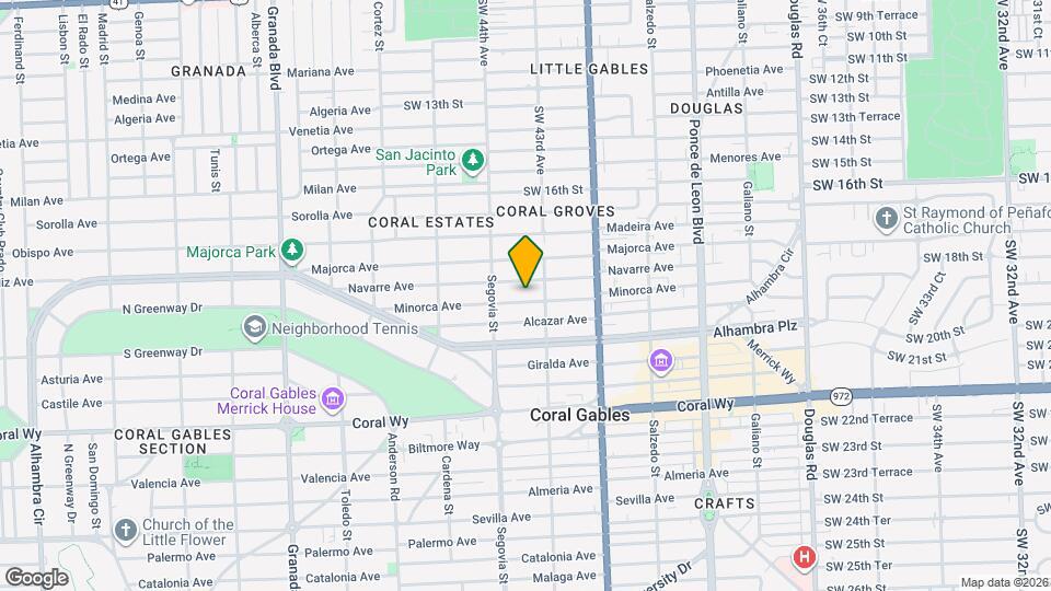 517 Minorca Ave Map and Location Details