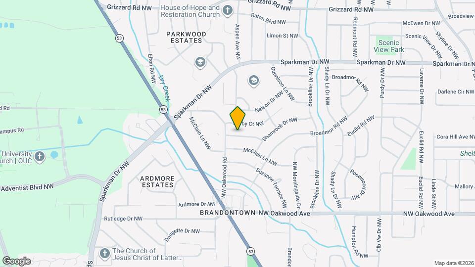 4214 Fortson Ln NW Map and Location Details