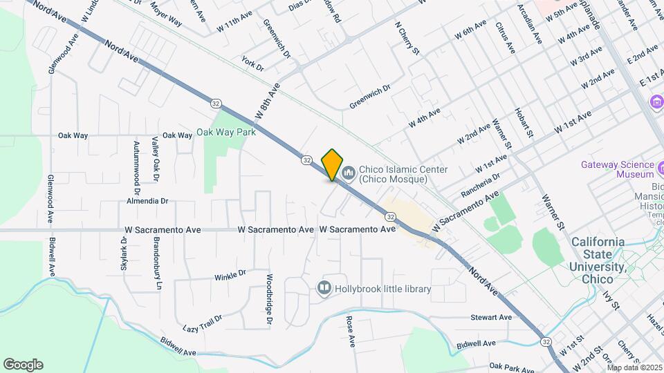 1353 Nord Ave, Unit 1353 Nord Avenue Chico Ca Map and Location Details