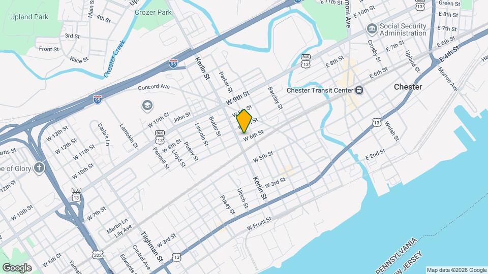 616 W 6th St Mapa y Detalles de la Ubicación