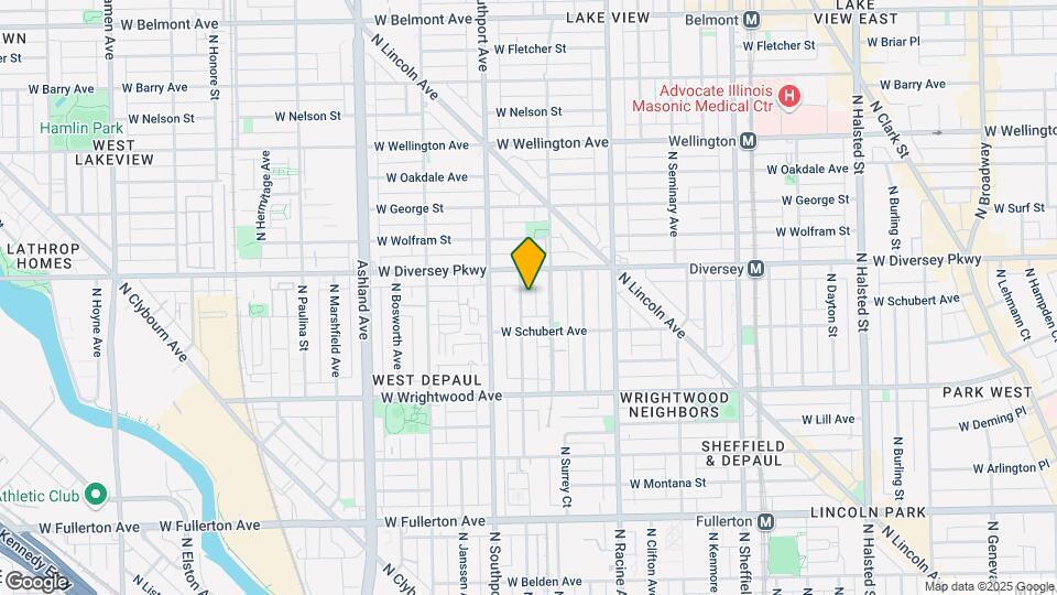 2733 N Wayne Ave Map and Location Details