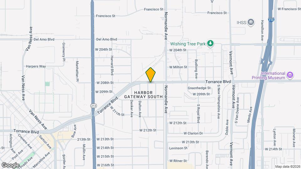 1350 Torrance Blvd, Unit A Map and Location Details