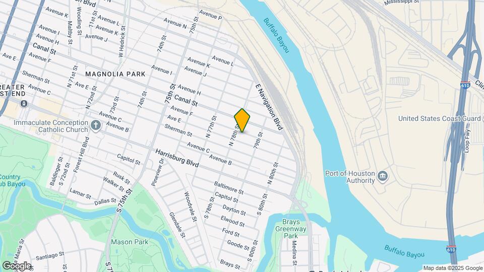 7814 Avenue F Map and Location Details