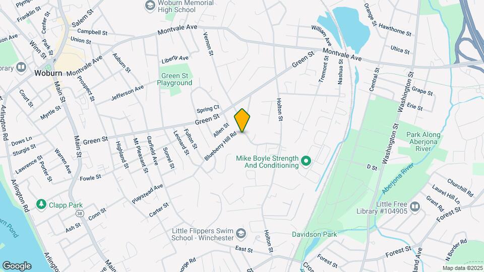 41 Blueberry Hill Rd, Unit 2 Map and Location Details