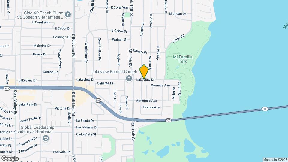1505 Lakeview Dr Map and Location Details