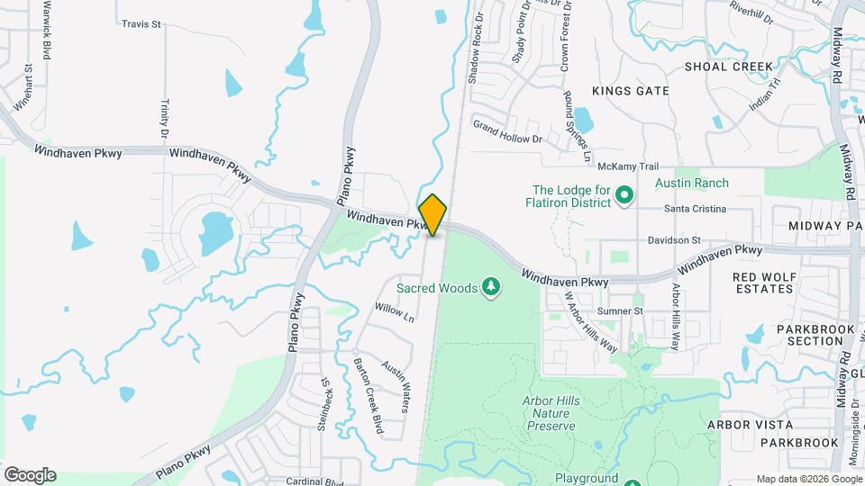 2805 Walnut Creek Ln Map and Location Details