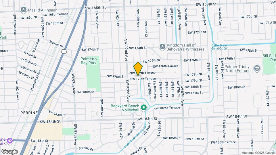 9021 SW 178th Terrace Map and Location Details