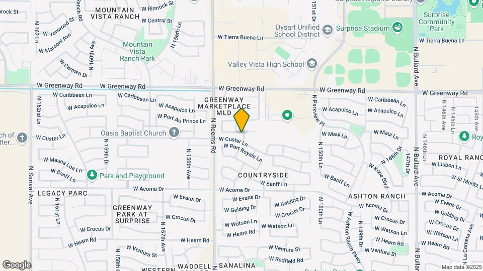 15431 W Maui Ln Map and Location Details