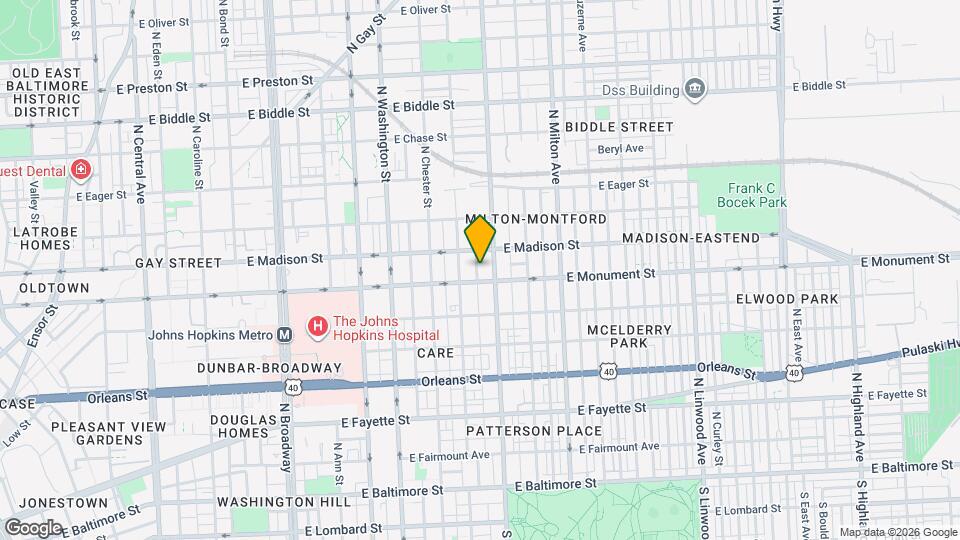 701 N Madeira St Map and Location Details