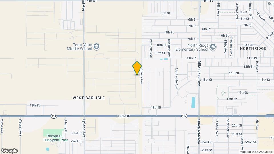 1409 Quincy Ave Map and Location Details