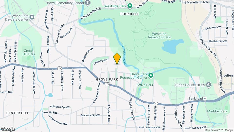 816 Gertrude Pl NW Map and Location Details