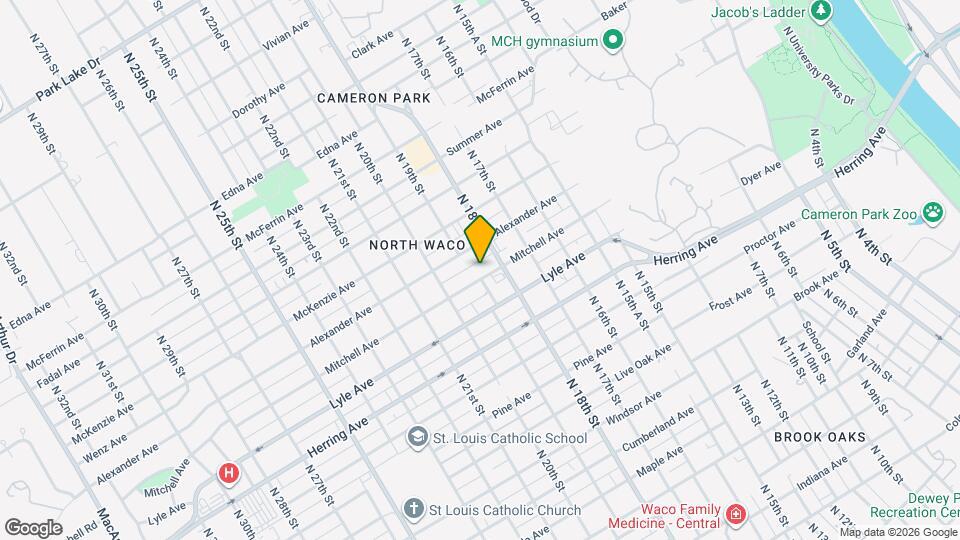 1819 Mitchell Ave Map and Location Details