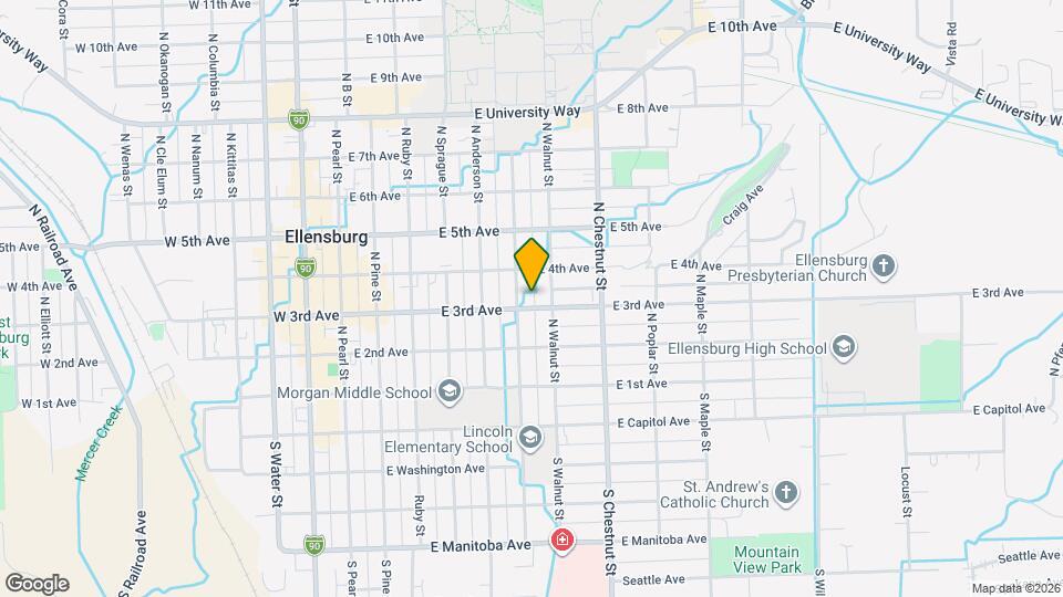 603 E 3rd Ave Map and Location Details